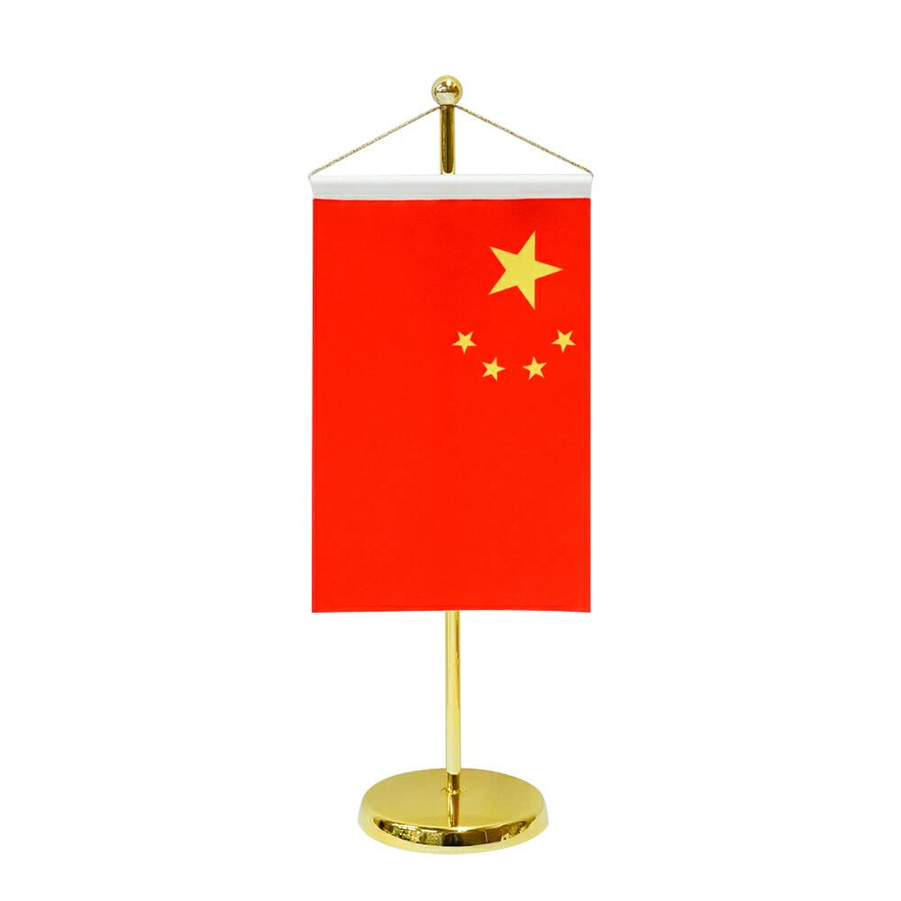 Amazon.co.jp: TOSPA中華人民共和国 中国 国旗 卓上フラッグタテ型