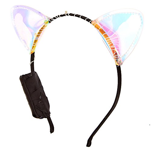 Icing Women's Light Up Holographic Cat Ears