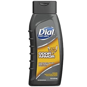 Dial For Men Body Wash, Odor Armor, 16 Ounce (pack of 6)