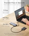 Anker USB C Hub, 11-in-1 Docking Station Dual Monitor, 10 Gbps USB-C and USB-A Data Ports, 4K HDMI and DisplayPort, 85W Power Delivery, 2 Data Ports, Ethernet, for XPS