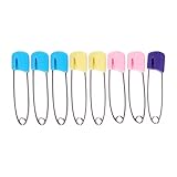 Material: Plastico, Metal Creely 8 piezas Color clasificado cabeza de plastico panal tela imperdibles para bebe