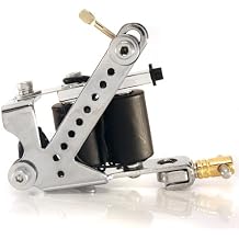 AXE GUITAR Dual Tattoo Machine 8 Wrap Coil LINER & SHADER Equipment Supply ink