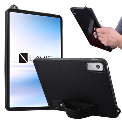Doo�Ή� LAVIE Tab 9HD1 9.0�C���`�p �P�[�X �n���h�x���g �X�^���h�@�\ �E���ȒP ���^ | LAVIE Tab T9 T0975/GAS TAB09/H01 TAB09/H02�Ή� �^�u���b�g�P�[�X �y�� �����h�~ �h�� �S�ʕی�^