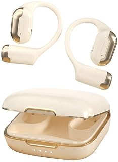 Hörlurar med öppet öra 5,4 roterbara krokar Secure Fit Open-Ear hörlurar | Design med öppen öra, ledning, bekväm lång användning, lämplig för cykling och jogging