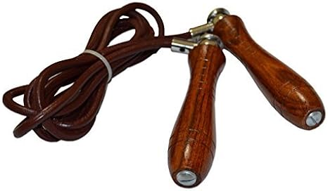 Deluxe Leather Jump Rope - Weighted