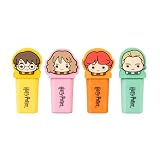 Grupo Erik Harry Potter Set 4 Evidenziatori Pastello con Topper 3D...