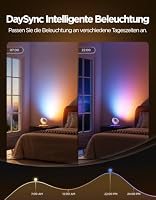 Govee Nachttischlampe Wandfluter LED 2-in-1, RGBWW Tischlampe 360° Flexibel – Ansicht 6