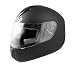 Produktbild Saferide | Integralhelm Schwarz Matt L 59-60 cm Helm Motorrad Quad Damen Herren Roller Gesichtsschutz Klapphelm Erwachsene Regenschutz Sturzhelm Motorradhelm Moped Mofa