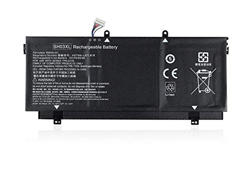 Batterie SH03XL haute capacité 57.9Wh pour HP Spectre 13-W