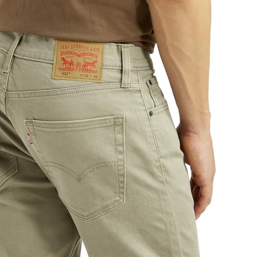 Image of Men's 512 Light-Grey Slim Tapered fit mid Rise Jeans