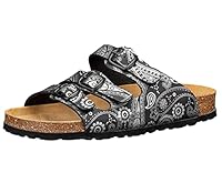 Lico Bioline Lady Power Damen Hausschuh, schwarz/silber, 41 EU