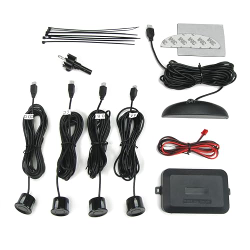 JOM 7107 Universal Central Locking System, Back Up Warning Device with 4 Sensors and Display