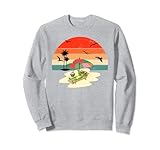 Rana bronceadora silla de playa tomar el sol Sudadera