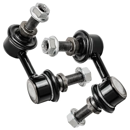 Image of Detroit Axle - 12pc Front End Kit for 05-19 Nissan Frontier 05-15 Xterra 2005-2012 Pathfinder, 4 Upper Lower Control Arms with Ball Joints 4 Outer Inner Tie Rod Ends 2 Boots 2 Sway Bars Replacement