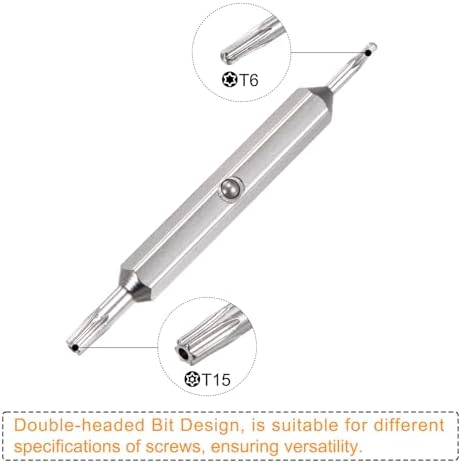 HARFINGTON Ring Doorbell Screwdriver T6 T15 Torx Double-Ended Magnetic Screwdrivers Bit for Ring Video Doorbell Replacement Password Reset, Green — 사진 4