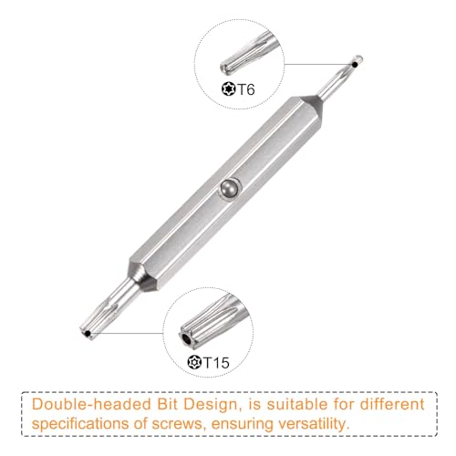QUARKZMAN Tournevis Double Extremite Magnetique Torx T6 T15 Vert – vue 4
