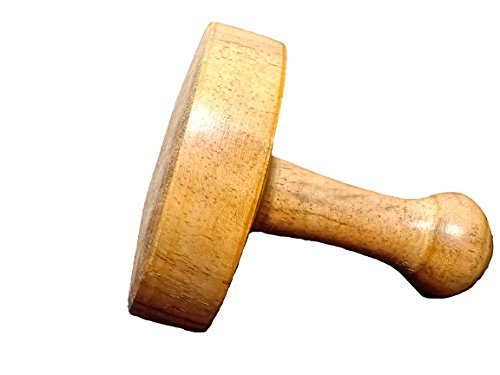 Wooden Potato Masher Daily Use Wooden Pav Bhaji/Vegetable/Potato Masher Wooden Roti Chapati Presser,Roti Bhakri Or Khakara On Tava Presser #TOP1