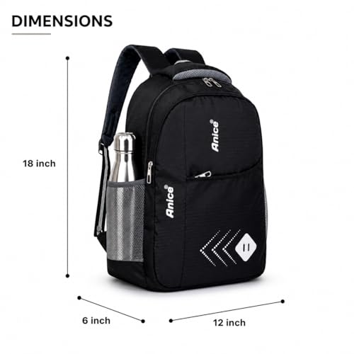 Image of ANICE 30L Laptop Backpack for Men & Women School Bag Travel & College Bag School Bag for Boys Girls Man Woman | Laptop Bagpack