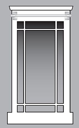 Versailles Home Fashions 1/2" Magnetic Curtain Rod Set, 15" To 28", Antique Brass #TOP4