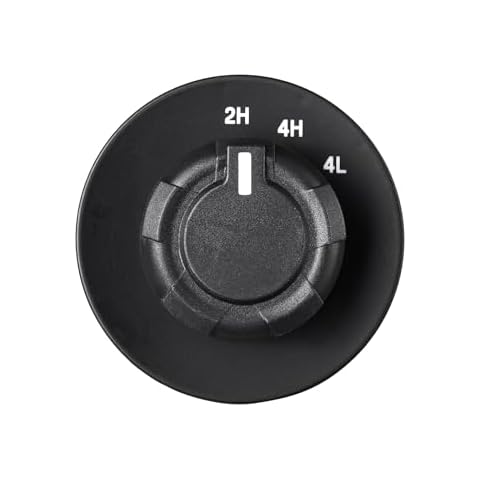 SOAESCN 4 WD Switch for 2009-2014 Ford F150 4×4 Switch, 4 Wheel Drive Switch Control, F150 Four Wheel Driver Switch, Transfer Case Selector Switch Control Knob, 9L3Z14B166AA, 1S15326, 601604, TCA116 Cover