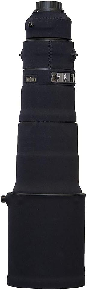 LensCoat Cover Camouflage Neoprene Lens Cover Protection compatible with Nikon 500 F/4 FL VR, Snow (lcn500flsn)