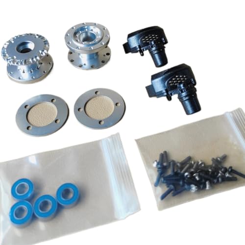 Suspension airbag centrale en métal pour camion Tamiya 1/14 avec moyeu de frein réaliste