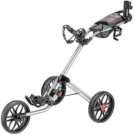 CaddyTek Caddylite 15.3 V2 – Deluxe Quad-Fold Golf Push Cart