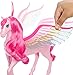 Barbie Mattel Fairytale A Touch of Magic Pink Pegasus with Puppy