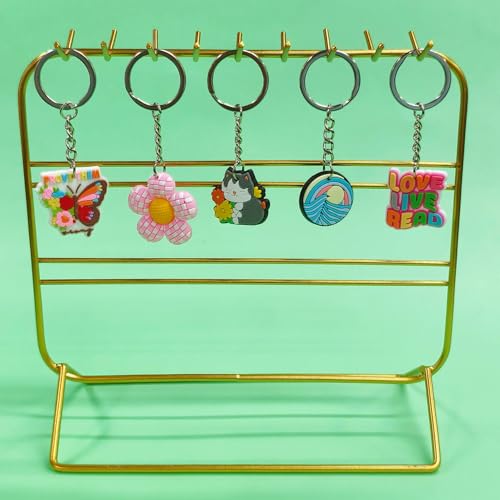 Gibleitz 50pcs Random Different Keychains,Mixed Non-Repeat Cute Key Chain for Classroom Prizes Students Incentives Holiday Gifts Party Favors - Image 6