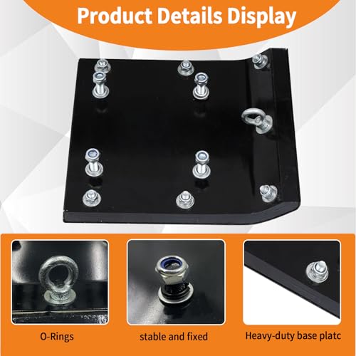 11" Wood Shoe Kit Compatible with Multiquip Mikasa MTX70,MTX-60HD,MTX-70HD,MTX-80,MTX-90,MTX-65,MTX-74,MTX-75,MTX-76,MTX-84,MTX-85,MTX-86 Jumping Jack Rammer Replace # 8511S 366910020 362910130 by CHAOHAI - Image 4
