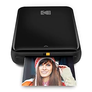 KODAK Step Instant Photo Printer met Bluetooth/NFC, 5,1 x 7,6 cm ZINK-fotopapier en KODAK-app voor iOS en Android 2×3…