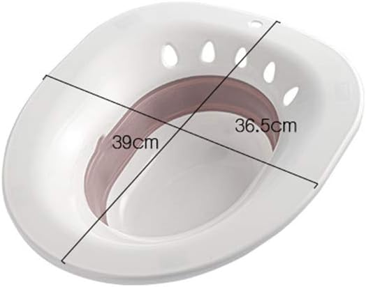 HGDM Sitz Bath for Over Toilet Bowl, Postpartum Perineum Care, Hemorrhoid Treatment, Yoni Steam Seat, Elongated, Round, Commode, Bidet, Universal Fit,Gray : Health & Household