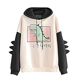 ❤ 【Ocasiones】: esta sudadera con capucha es ideal para el uso diario, ya sea para salir o para quedarse. Estilo simple y casual, adecuado para actividades al aire libre, vacaciones, correr, jogger, deportes, gimnasio, yoga, descanso familiar, ocio diario, etc. Adecuado para mujeres o estudiantes escolares. El diseño simple y generoso te hace más joven y enérgico.