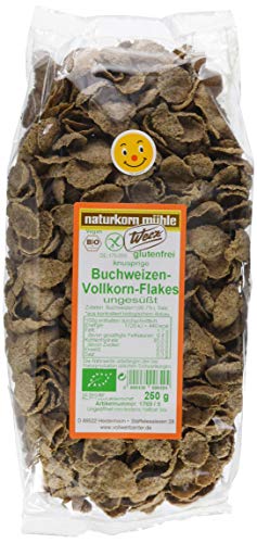 Glutenfreies Getreide: Buchweizen Flakes Bio, 5er Pack (5x 250g)