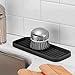 iDesign Silicone Kitchen Sink Tray for Countertops - Black