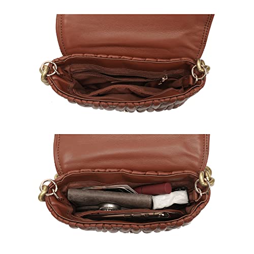 Image of Montana West Quilted Small Shoulder Bag for Women Y2K Trendy Cute Clutch Underarm Purse with 2 Removable Straps