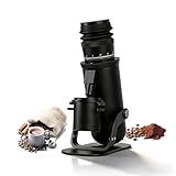 QFGain KaffeemüHle Mit Hohem Drehmoment FüR Espresso Und French Press, 48-Mm-7-Stern-Kegelmahlwerk, 60 Mahlgradeinstellungen, Inklusive Pulveraufsatz, ReinigungsbüRste Und SprüHflasche
