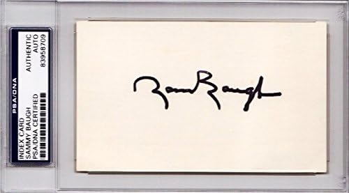 Sammy Baugh Signed - Autographed Washington Football Team 3x5 inch Index Card - Pro and College Hall of Fame - Deceased 2008 - PSA/DNA Certificate of Authenticity (COA) - PSA Slabbed Holder
