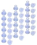 PAMASE 18 Pairs 3 Sizes Grass High Heel Protectors for Walking on Grass and Uneven Floor, Clear Heel Sink Stoppers for Women Wedding Shoes