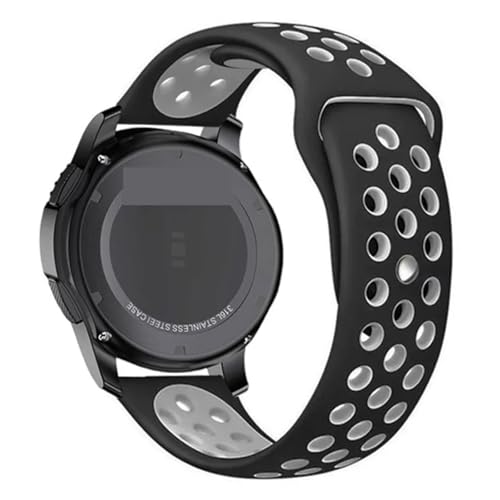Bracelet de montre silicone 22mm pour le sport et le bureau