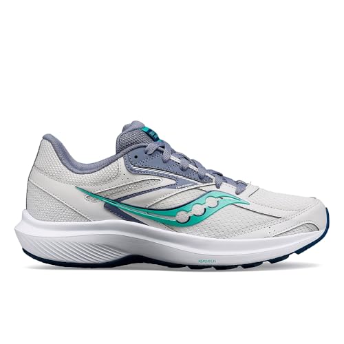 Saucony Tênis Cohesion 17 feminino, Nevoeiro/menta, 9