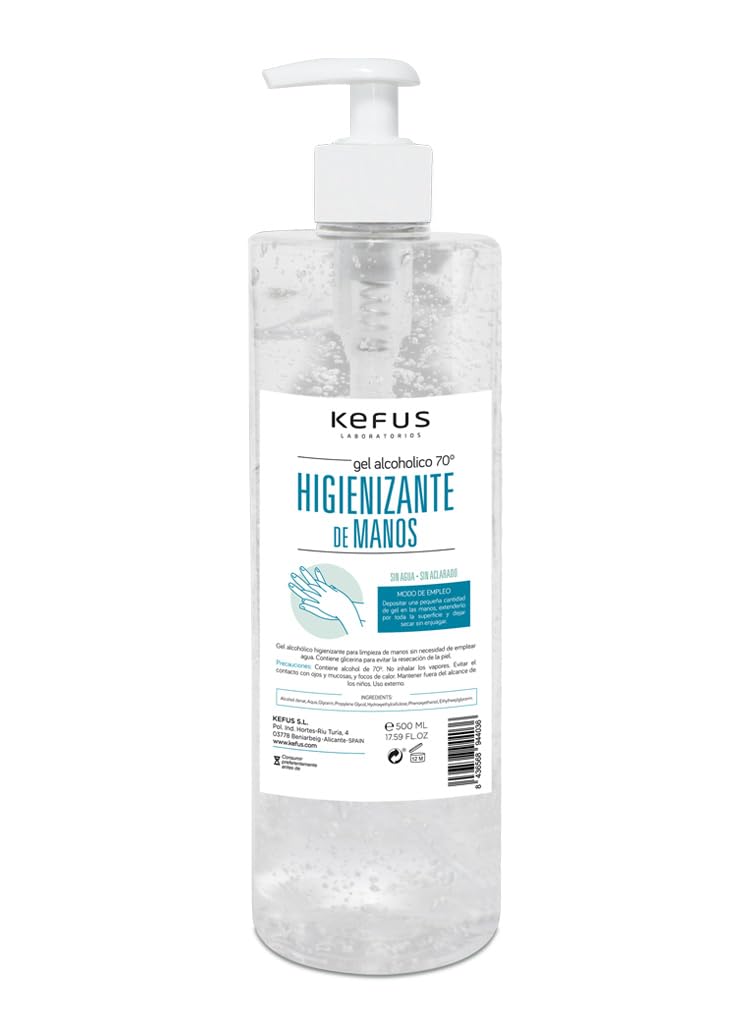 GEL ALCOHÓLICO 70º HIGIENIZANTE DE MANOS 500 ml
