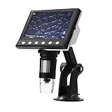 microscopio com saida vga 2. Diseño integrado, con pantalla LCD de 4.3 pulgadas, sin necesidad de conectar la computadora.