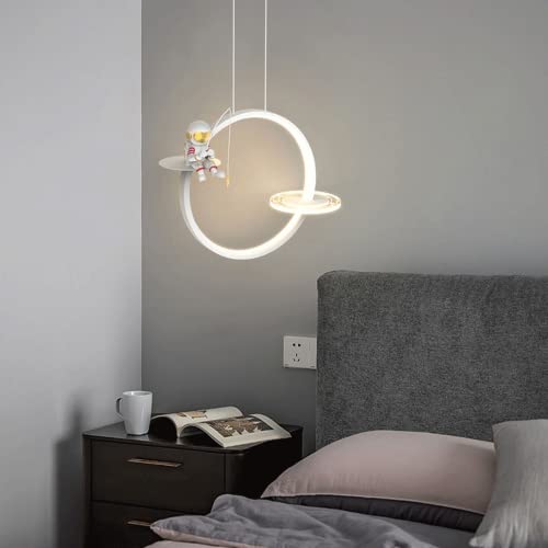 Lámpara de astronauta para techo infantil que ilumina el dormitorio de los niños con luz LED 6
