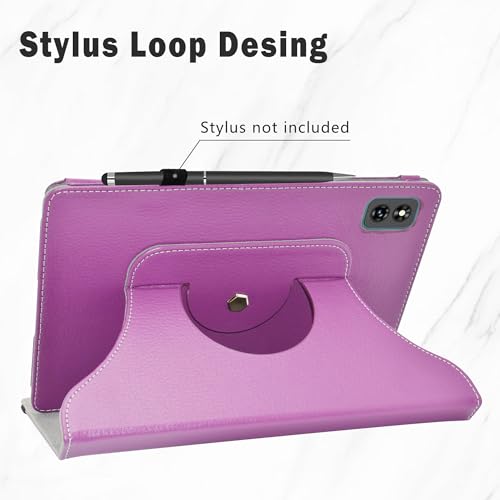 Housse BLU M10L Plus rotative violette avec support ajustable 360 - 6