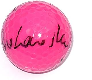 Azahara Munoz Autographed Pink Golf Ball (LPGA)