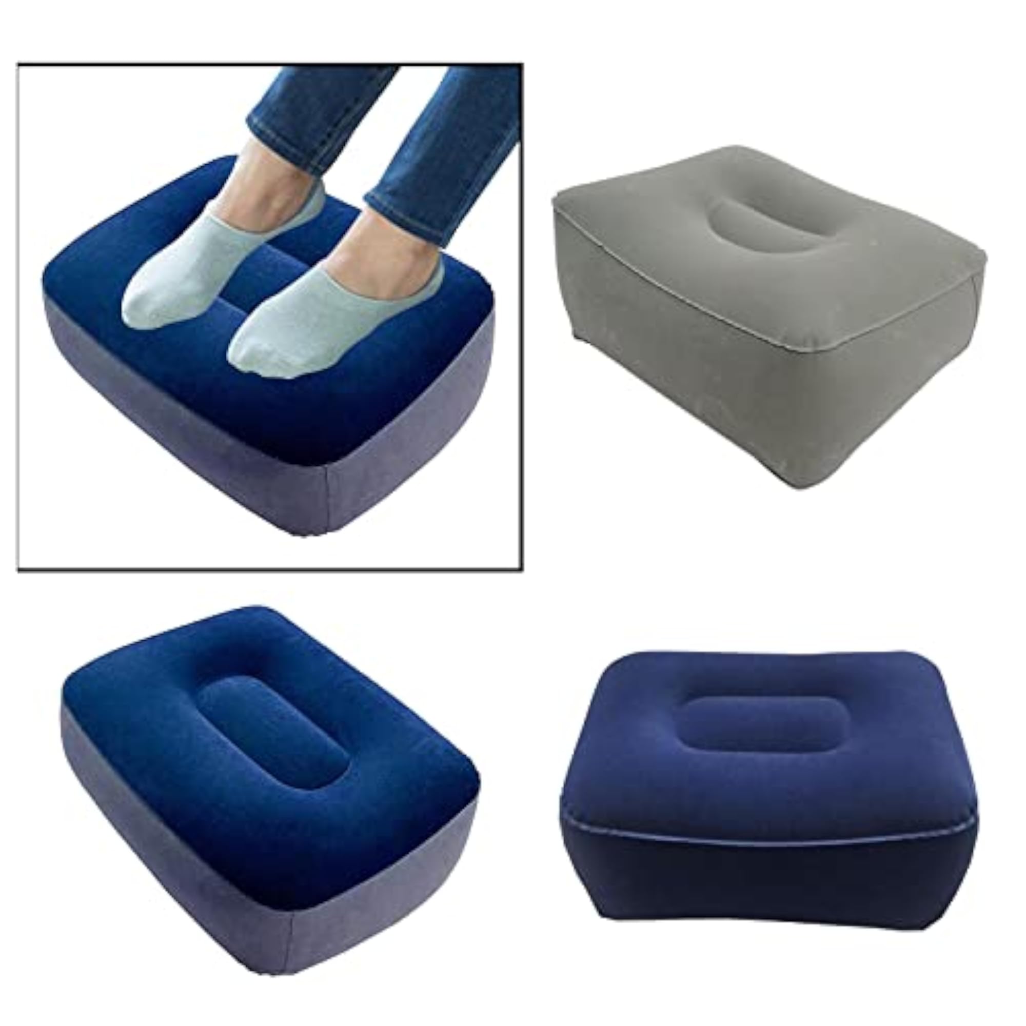 Inflatable Foot Rest Under Desk for Study and Gaming