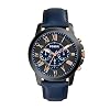 Fossil Men’s Grant Quartz Stainless Steel and Leather Chronograph Watch