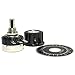 Magic&shell 1PCS RV24YN20S B103 Potentiometer 10K Ohm Single Turn Carbon Film Rotary Taper High Precision Potentiometer with Knob and Dials for Inverter Speed Regulation