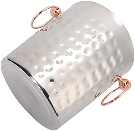 Miniatura 7 de Cubo de hielo, contenedor portátil de acero inoxidable de 3 l, barril de champán con asa para uso en bar en casa